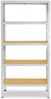 shelfplaza OFFICE 180x90x60 cm Schwerlastregal in lichtgrau mit 5 Böden und 175 kg Traglast pro Boden Bild 5