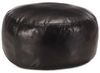 vidaXL Pouf Schwarz 60 x 30 cm Echtes Ziegenleder 248140 Bild 5