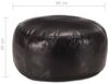 vidaXL Pouf Schwarz 60 x 30 cm Echtes Ziegenleder 248140 Bild 2