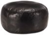vidaXL Pouf Schwarz 60 x 30 cm Echtes Ziegenleder 248140 Bild 3