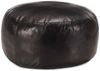 vidaXL Pouf Schwarz 60 x 30 cm Echtes Ziegenleder 248140 Bild 4