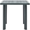 vidaXL Gartentisch Grün 80x75x72 cm Kunststoff 48803 Bild 3