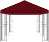 vidaXL Pavillon mit Seitenwänden 6 x 3 m Bordeauxrot 3375992 Bild 4