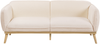Sofa 3-Sitzer LJUNG Bouclé Hellbeige Bild 4
