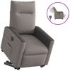 Relaxsessel, Fernsehsessel, Schlafsessel mit Aufstehhilfe Elektrisch Taupe Stoff Bild 2