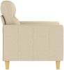 vidaXL 3-Sitzer-Sofa Braun 180 cm Stoff, Creme, 78x80 cm Bild 4