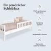 Ehrenkind Kinderbett mit Rausfallschutz aus massivem Kieferholz, Kinderbett 90x200 cm (zeitlos, hochwertig und auch für ältere Kinder geeignet, aus FSC zertifiziertem Holz), Jugendbett, Kinderbett mit Rausfallschutz Bild 3