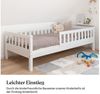 Ehrenkind Kinderbett mit Rausfallschutz aus massivem Kieferholz, Kinderbett 90x200 cm (zeitlos, hochwertig und auch für ältere Kinder geeignet, aus FSC zertifiziertem Holz), Jugendbett, Kinderbett mit Rausfallschutz Bild 4