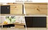 Bartisch H 104 x T 39 x B 138–204 cm, 360° dreh- & ausziehbar,Schwarz und Natürlich, MDF Bild 5