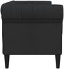 vidaXL Chesterfield-Sofa 2-Sitzer Schwarz Stoff 372549 Bild 5