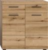 Kommode (B/H/T: 90x96x37 cm) in Evoke Oak Nachbildung Bild 2