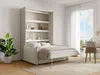 Vente-unique - RAPILI Bett Holz, Platte Beige - B 151 cm239,2 cm x H 225,2 cm x L 188 cm Bild 2