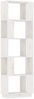 vidaXL Bücherregal/Raumteiler Weiß 51x25x163,5 cm Massivholz Kiefer 814045 Bild 2