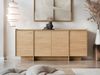 Mirjan 24 'Jundia K4D' Kommode, HDF-Platte Eiche Cremona, 200 x 90 x 38 cm Bild 2
