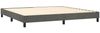 vidaXL Boxspringbett mit Matratze & LED Dunkelgrau 200x200 cm Samt, Härtegrad: H2 [3134664] Bild 5