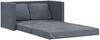 vidaXL Bodensofa mit Schlaffunktion Dunkelgrau 122x204x55 cm Samt 353958 Bild 2