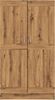 vidaXL Bücherschrank Artisan-Eiche 82,5x30,5x150 cm Holzwerkstoff 3345216 Bild 5