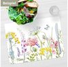 Tischsetmacher Platzset Tischset, Platzset abwaschbar - Blumenwiese Aquarell bunt, (aus erstklassigem Vinyl, 4-St, 44x32 cm / bunt), Made in Germany Bild 3