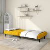vidaXL Schlafsofa 2-Sitzer Gelb Samt 375845 Bild 3