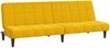 vidaXL Schlafsofa 2-Sitzer Gelb Samt 375845 Bild 2