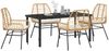 vidaXL Garten Essgruppe 5 pcs Braun Poly-Rattan 3380865 Bild 3