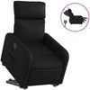 vidaXL Relaxsessel mit Aufstehhilfe Elektrisch Schwarz Kunstleder 3206763 Bild 2