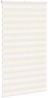 vidaXL Doppelrollo Marmorbeige 135x230cm Stoffbreite 130,9 cm Polyester 4014710 Bild 3