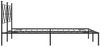vidaXL Bettgestell mit Kopfteil Metall Schwarz 140x190 cm 376502 Bild 5
