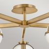 Elstead Lighting Hollis Deckenleuchte Semi-Flush 5-Light Messing Klarglas E14 IP44 Bild 3