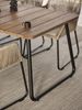Gartenesstisch Nolli aus Teakholz, modern mit Aluminiumgestell, natur, 175x90 cm, für 4-6 Personen Bild 2