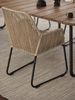 Gartenesstisch Nolli aus Teakholz, modern mit Aluminiumgestell, natur, 175x90 cm, für 4-6 Personen Bild 3