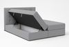 AX LIVING Baunei Boxspringbett 140x200 mit Bettkasten schwarzes Bett Bild 3