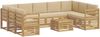 vidaXL Sofagarnituren 10 pcs Weiß und Beige 59 x 59 x 37 cm Polyester 3392528 Bild 2