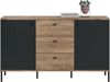 Chess Sideboard in schwarz tiefzieh Bild 2