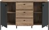 Chess Sideboard in schwarz tiefzieh Bild 3