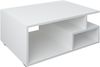 VCM Beistelltisch & Couchtisch Sulas 918603 Weiß H. 40 x B. 80 x T. 50 cm Bild 2