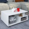 VCM Beistelltisch & Couchtisch Sulas 918603 Weiß H. 40 x B. 80 x T. 50 cm Bild 3