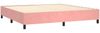 Boxspringbett mit Matratze & LED Samt Rosa 200x200 cm, Härtegrad: H2 [3136208] Bild 5