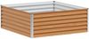 vidaXL Hochbeet Hellbraun 98 x 100 x 36 cm Verzinkter Stahl 42017358 Bild 2