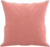 vidaXL Zierkissen 2er-Set, 40x40 cm, Rosa, Samt Bild 3