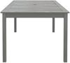 vidaXL Gartentisch Grau 200x100x75 cm Massivholz Akazie 318745 Bild 4