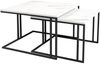 Im Set zwei Couchtische Kozzo (Farbe: Schwarz / Bianco Marmor) Bild 3
