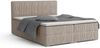 Deine Möbel 24 Boxspringbett LON IV Boxspring Komplettbett Polsterbett Bonellfederkernmatratzen (Cord Beige Creme Grau Dunkelgrau Graphit Schwarz, 3-St, Boxbett Cord Cord-Samt 140x200 160x200 180x200 200x200), inkl. Bettkasten Topper Matratzen H3 H4 Bild 1