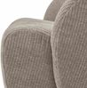 Drehsessel Mojo aus Flachcord, modernes Design, sandfarben, bequem gepolstert für Dein Wohnzimmer Bild 4
