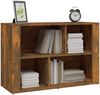 vidaXL Sideboard Räuchereiche 80x30x54 cm Holzwerkstoff 819481 Bild 4