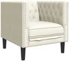 vidaXL Chesterfield-Sessel Creme Samt 372680 Bild 2