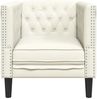 vidaXL Chesterfield-Sessel Creme Samt 372680 Bild 4