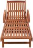 vidaXL Sonnenliegen 2 Stk. mit Tisch Akazie Massivholz 274662 Bild 2