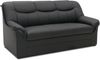 DOMO. collection Sofa Berlin FK, 3 Sitzer Couch mit Federkernpolsterung, 3er Polstermöbel 178 x 90 x 89 cm (BxTxH), schwarz Bild 2