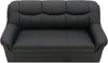 DOMO. collection Sofa Berlin FK, 3 Sitzer Couch mit Federkernpolsterung, 3er Polstermöbel 178 x 90 x 89 cm (BxTxH), schwarz Bild 5